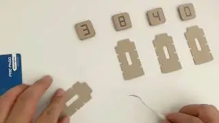 #safety #creative How to make a safe with a numeric lock from Cardboard || چگونه یک قفسه بسازیم |