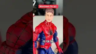 Marvel legends Maximum series spider-man Peter Parker head fix up - action figure mod