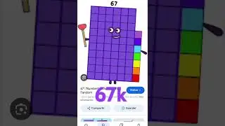 Numberblock 67 #numberblocks