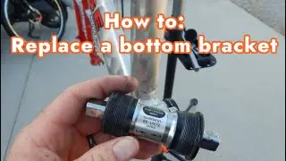 How to replace a bottom bracket on a mountain bike