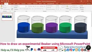 How to draw an experimental Beaker using Microsoft PowerPoint
