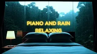 Relaxing Music Sleep Music with Rain Sound Piano for Sleep & Study | Night Therapy & Healing #012