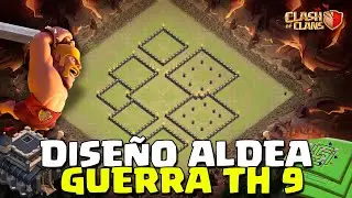 NUEVO DISEÑO GUERRA TH 9 CLASH OF CLANS