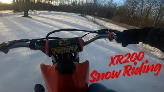XR200 Snow Riding