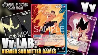 One Piece TCG: Vv Lab - Анализ игр, присланных зрителями, на симуляторе (Эйс, Фокси, Иму и Робин)
