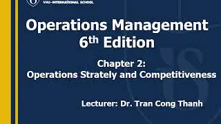 TranCongThanh Operations Management Chapter2 Operations Strately and Competitiveness