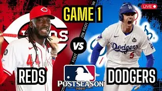 Cincinnati Reds vs Los Angeles Dodgers - Game 1 - Live Stream