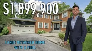Touring a large 4 bedroom detached home with an in-ground Pool | 344 Pine Trees Crt | Richmond Hill