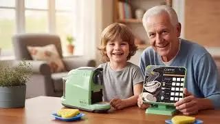 The Magic Toy Shop - Kids coffee Maker Role Play Set