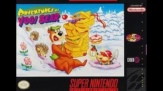 Super Nintendo Game Series Pt.81 ( Yogi Bear ) Short Gameplay | Super Famicom | SNES