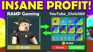 INSANE PROFITS! I GOT 30K+ TOKENS In Just 2 TRADES! Clicker Simulator Roblox