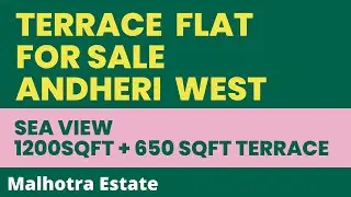 Sale Jodi Flat With Terrace 1200sqft + 650 Terrace Model Town Andheri West Mumbai