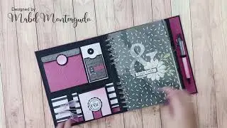 Libreta con anillo expuesto - by Mabel Monteagudo