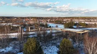 Niedokończony wiadukt nad torami LHS w Bojanowie