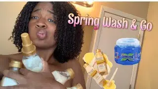MY SPRING/SUMMER WASH & GO ROUTINE ft. Wetline Xtreme Gel