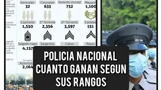 CUANTO GANAN LOS POLICIAS SEGUN SUS RANGOS👮&zwj;♂️👮&zwj;♀️