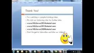 Basic SQL Queries using SQL Server 2014 training video