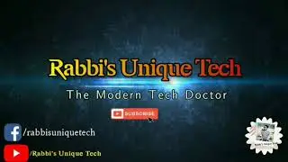 Rabbi's unique Tech Channel Intro || Best And Professional Intro || Intro 2020