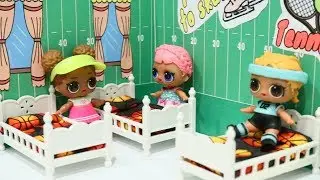 LOL Dolls Athletic Club Morning Routine | Fun with Toys for Kids | Sniffycat