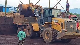 Wheel Loader XC 958 !! Inilah Aksi Operator Loading Dump Truck