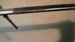 Repairing a leather bayonet scabbard