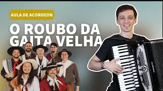 Como tocar O Roubo da Gaita Velha no Acordeon para Iniciantes
