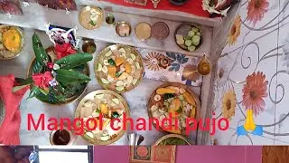 mangol chandi pujo🙏 daily vlog#@mampi