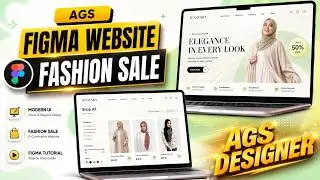 Figma Website Design for Fashion Brand | Complete UI UX Tutorial #figmadesign