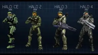 All Halo Games Ragdoll Physics Comparison (2013)