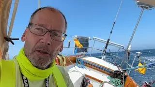 Day 1 of the 2025 Singlehanded TransPacific Race and out the Golden Gate Bridge