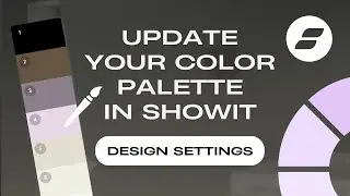 Update Your Color Palette in Showit