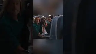 Ladybug & Lemon fight on train quietly😂 #bullettrain #bradpitt #film #shorts