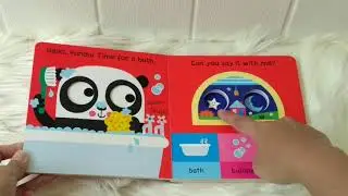 Time For Bed, Panda - The Googlies First Words Board Books with googly moving eyes