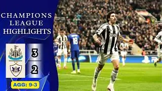 Newcastle - Qarabağ FK | 3-2 (9-3 agg) | Highlights | Champions League 2025-26 | newcastle qarabag