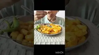 pasta eating challenge in 60 seconds #asmr #mukbang #ytshorts