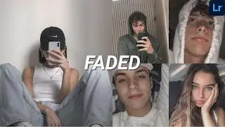 Faded | How to Edit Faded Presets | Aesthetic Preset Lightroom Mobile | Preset Tutorial & Free DNG