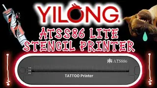 Трафаретный принтер для татуировки Yilong ATS886 LITE