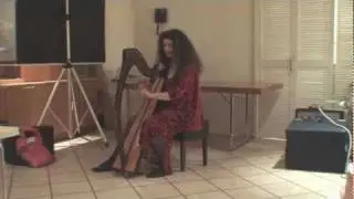 English folklore recital, Elizabeth-Jane Baldry harpist Faerie, Fantasy & Visionary Arts Event 2009