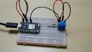 Monitoring temperature and humidity using the Particle Photon