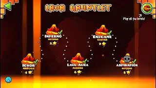 Lava Gauntlet by Aussier - Geometry dash