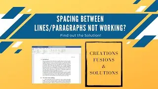Solve Paragraph and/or line spacing problem in MS Word