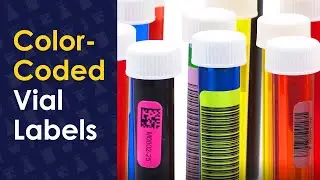 Color-Coded Vial Labels
