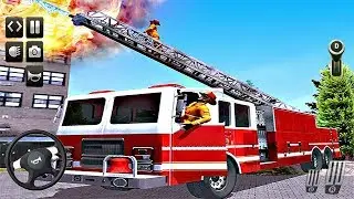 Fire Truck Fighting Simulator Games - Fire Truck Car Driving - Android Gameplay