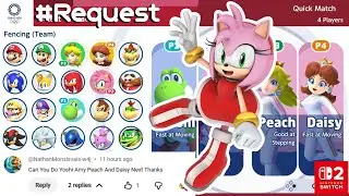 MARIO AND SONIC AT TOKYO 2020 | Gameplay (4 Players) | Yoshi VS Amy VS Peach VS Daisy