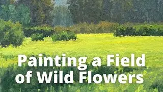 Painting a Field of Wildflowers