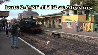 RD26169vid. Ivatt LMS 2-6-2T 41312 at Alresford.
