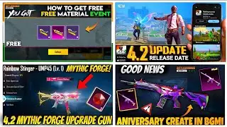 FREE ആയി MATERIALS & MYTHIC EMBLEM കിട്ടും | 4.2 UPDATE RELEASE DATE | MYTHIC FORGE RELEASE DATE 