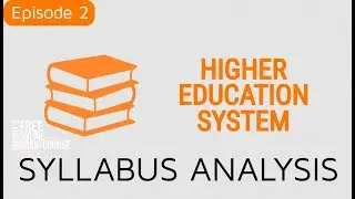 DIKSHA FREE BASIC COURSE FOR UGC NTA NET | HIGHER EDUCATION SYSTEM SYLLABUS ANALYSIS | EPISODE 2