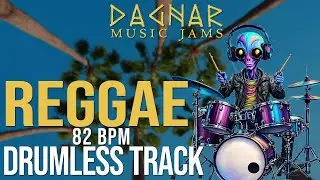 Roots Reggae Groove DRUMLESS TRACK | 82 BPM | Play Along for Drummers