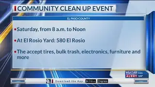 El Paso County hosts free community cleanup event